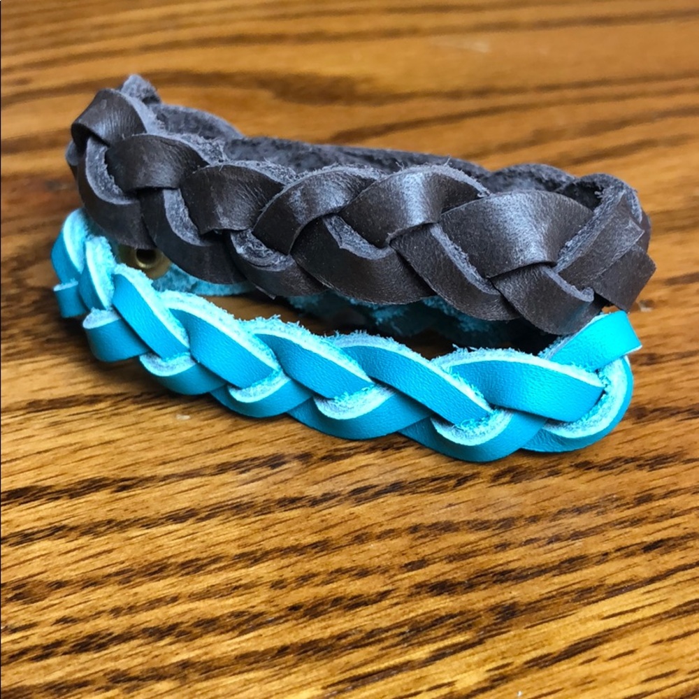 Braided Leather Bracelets